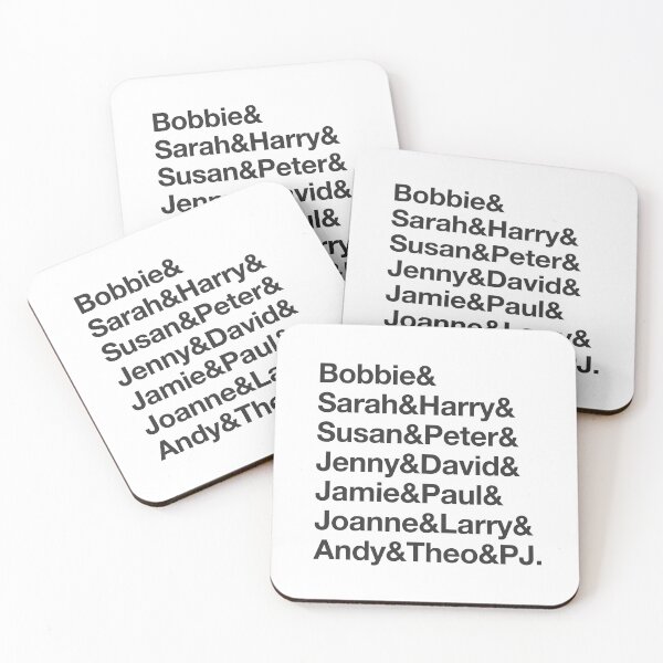 Item preview, Company Broadway Character Names (Black) designed and sold by sweetlaughowl.