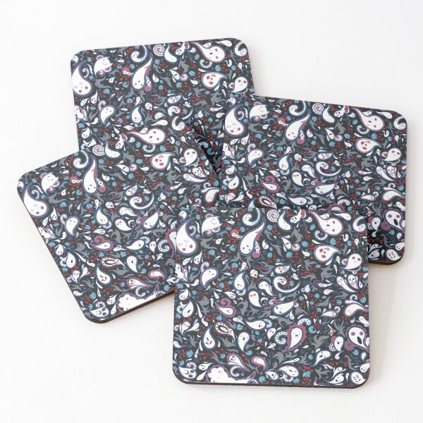 Item preview, Paisley Ghosts in Draculicious designed and sold by rikkuriffic.