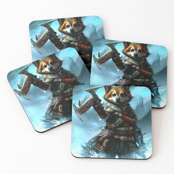 Item preview, AI Generated Art, War Corgi designed and sold by RabbitHoleMI.
