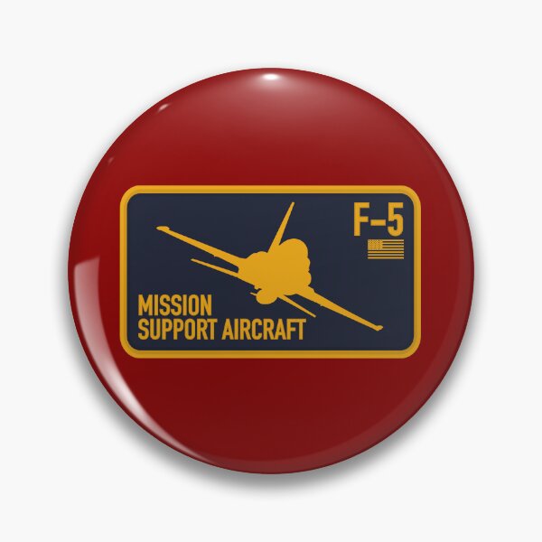 Item preview, F-5 Mission Support Aircraft Patch designed and sold by StrongVlad.