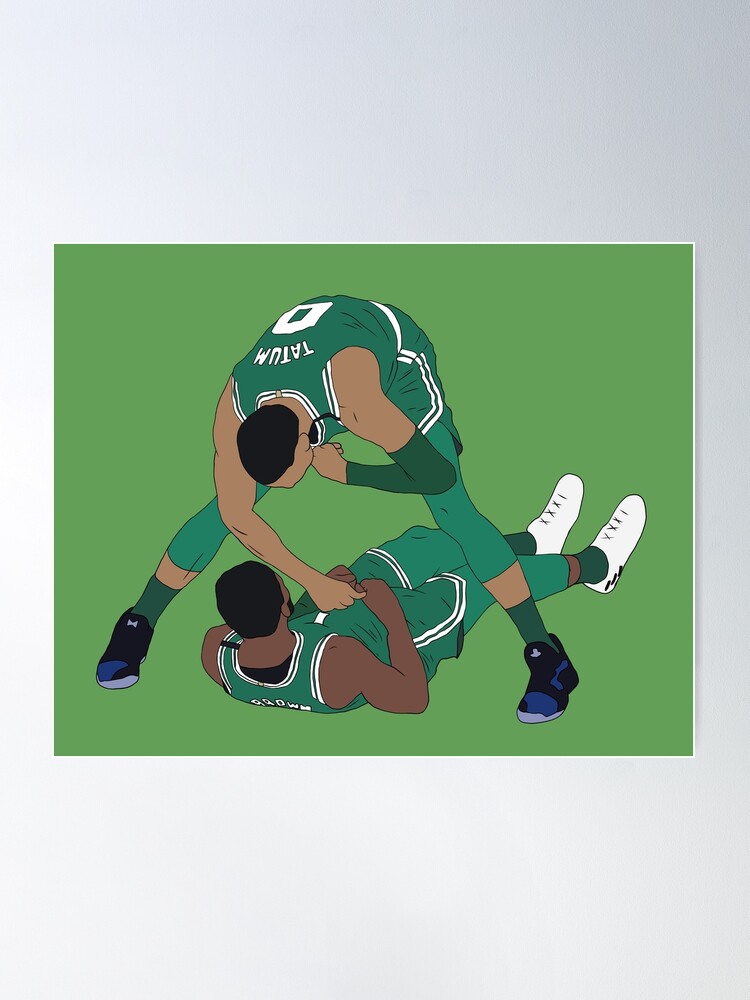 : ZBOYZ Jayson Tatum And Jaylen Brown Poster for Wall