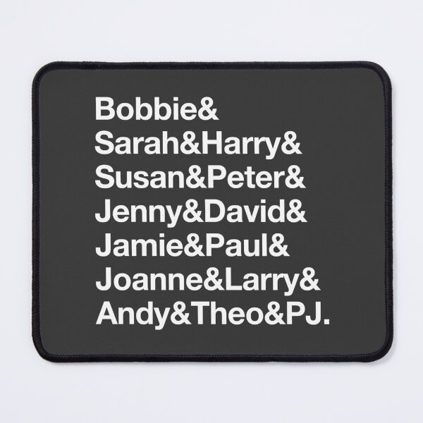 Item preview, Company Broadway Character Names (White) designed and sold by sweetlaughowl.