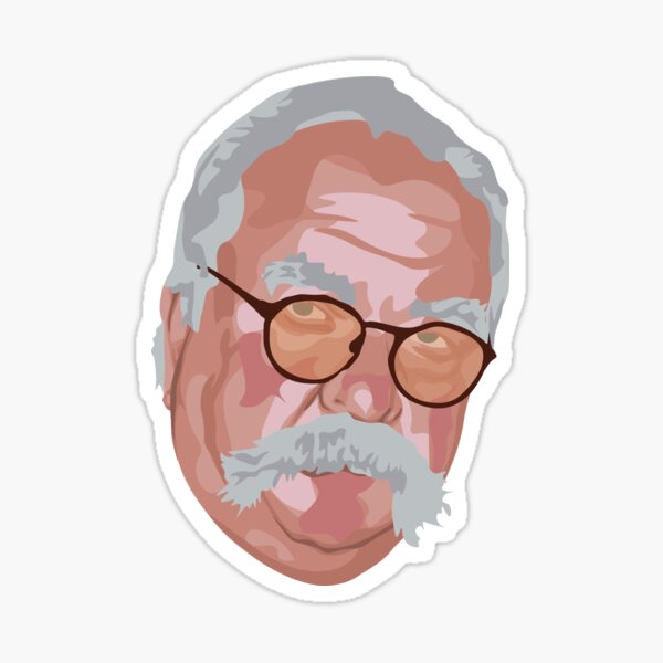 &ldquo;Wilfred Brimley&rdquo; Sticker for Sale by FutureSpace | Redbubble