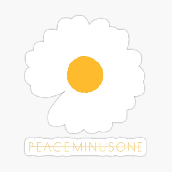 Peaceminusone Stickers for Sale | Redbubble