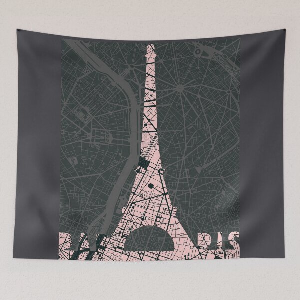 Item preview, Eiffel tower Paris skyline designed and sold by PlanosUrbanos.