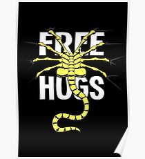 Free Hugs - Alien Poster