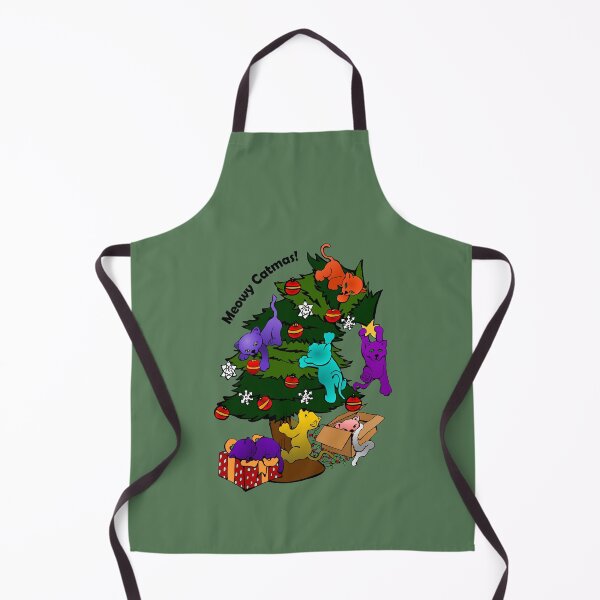 Item preview, Meowy Catmas Tree * Merry Christmas with party light cats. designed and sold by MyThingNow.