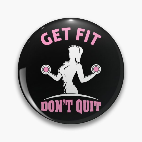 Item preview, Get Fit Don't Quit designed and sold by FanityPrints.