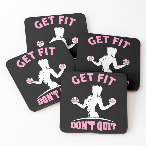 Item preview, Get Fit Don't Quit designed and sold by FanityPrints.