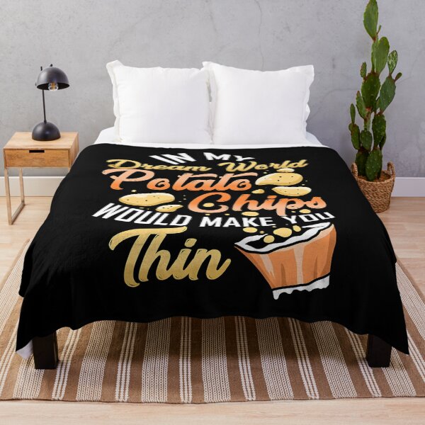 Item preview, " In My Dream World Potato Chips Digital Art" designed and sold by ElseKurz.