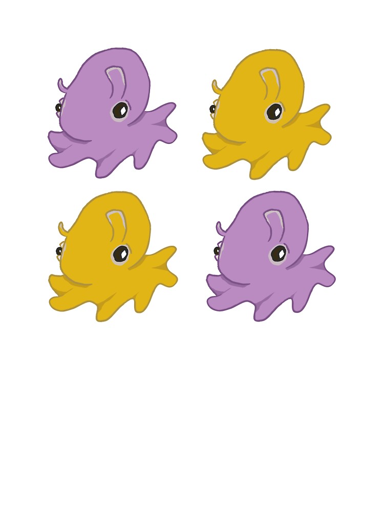 Camiseta Para Bebes Pulpo Dumbo De B A R F Redbubble