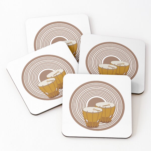 Item preview, vintage timpani player music designed and sold by ApurwaArtShop.