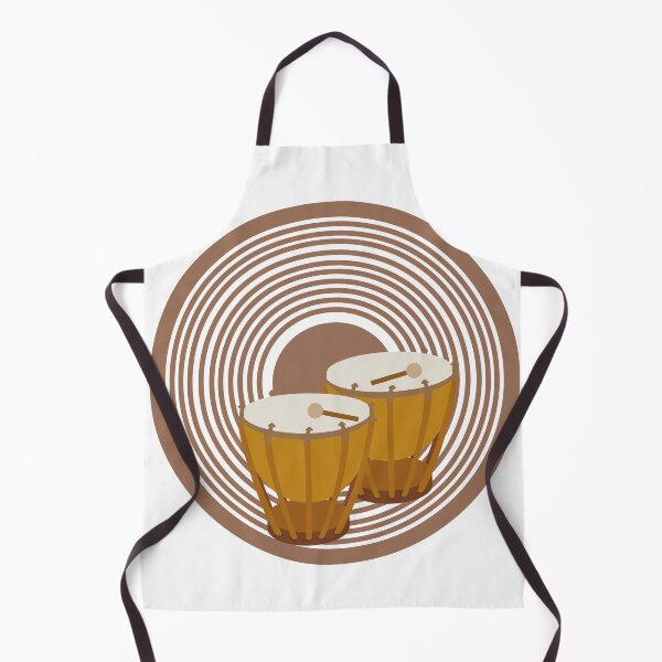 Item preview, vintage timpani player music designed and sold by ApurwaArtShop.