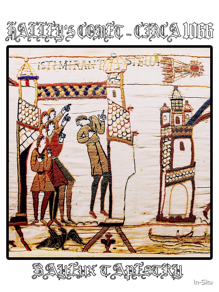 "Bayeux Tapestry Halley’s Comet Circa 1066" by InSitu Redbubble
