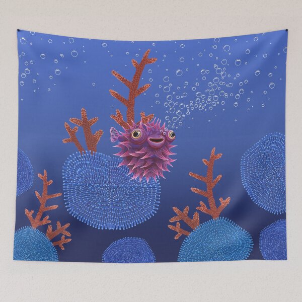 Item preview, Puffer cute fish designed and sold by Ruta.