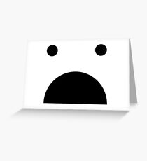 Uh, wuh? Greeting Card
