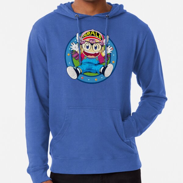 Sudadera ligera con capucha con la obra Arale Norimaki Dr