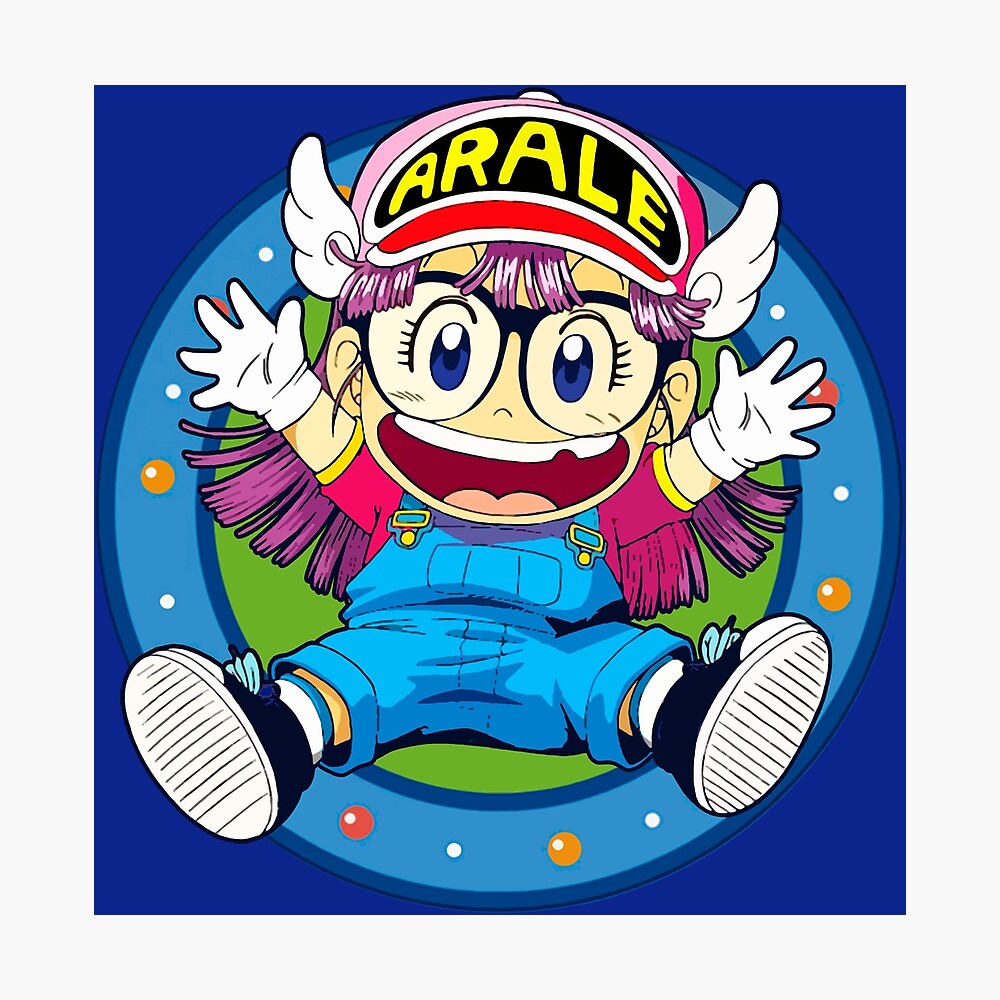 Arale Norimaki Dr Slump Metal Print By Goatxa Redbubble