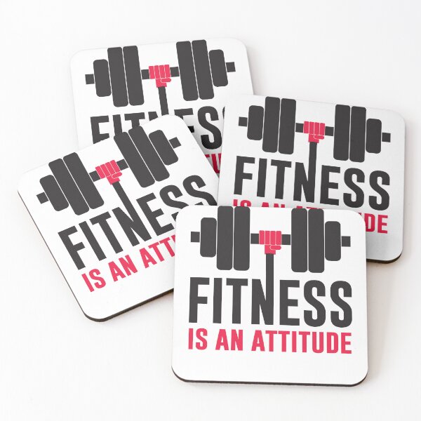 Item preview, Fitness Is An Attitude designed and sold by FanityPrints.