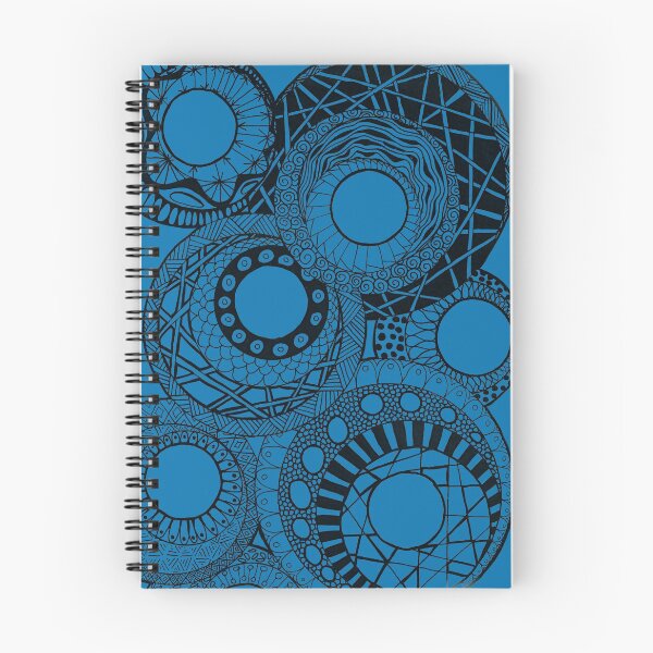 Item preview, Mandala Circles in blue designed and sold by lenaliluna.