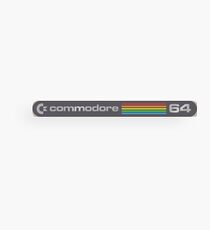 Commodore 64 Badge Canvas Print