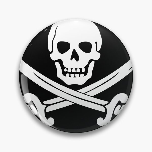 Item preview, Pirate Skull Cross Swords designed and sold by miyagifactory.