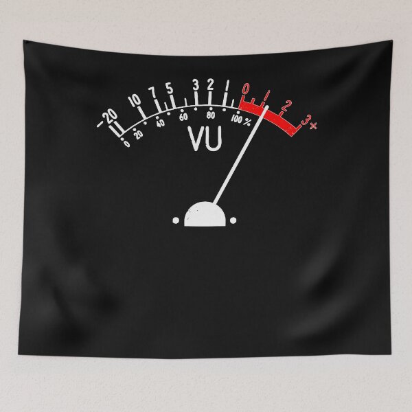 Item preview, Vintage VU Meter (distressed white)  designed and sold by thomabiondo.