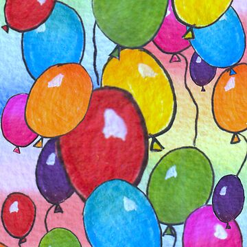 Artwork thumbnail, Balloons by Jaana Day