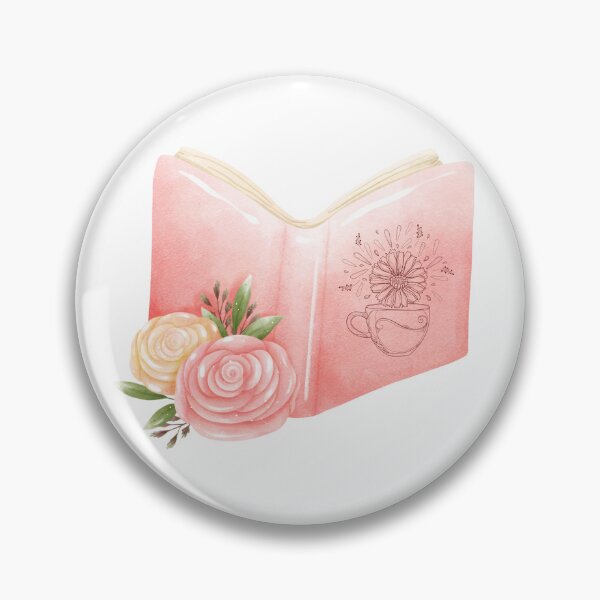 Item preview,  flowery books and tea  designed and sold by ApurwaArtShop.
