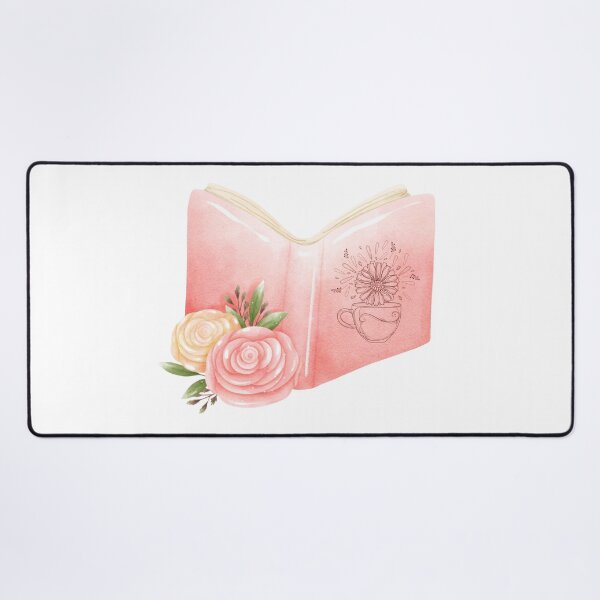 Item preview,  flowery books and tea  designed and sold by ApurwaArtShop.