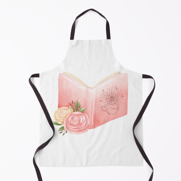 Item preview,  flowery books and tea  designed and sold by ApurwaArtShop.