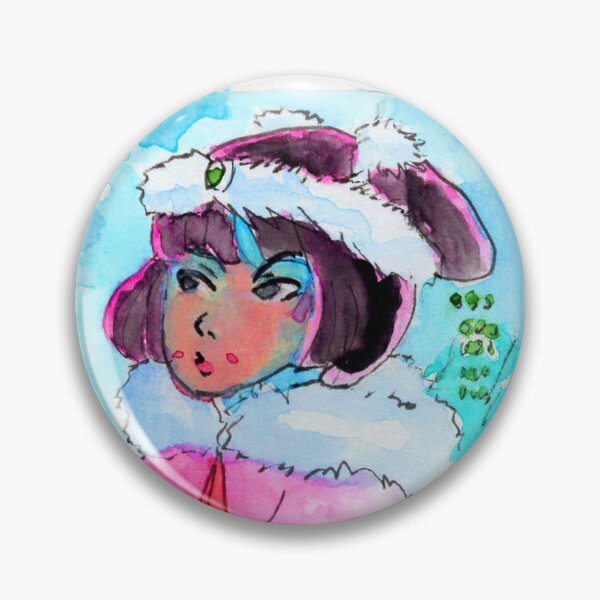 Item preview, December Person in Chinese Hanfu enjoy the bitter frost and snowflakes designed and sold by Junpeiberry.