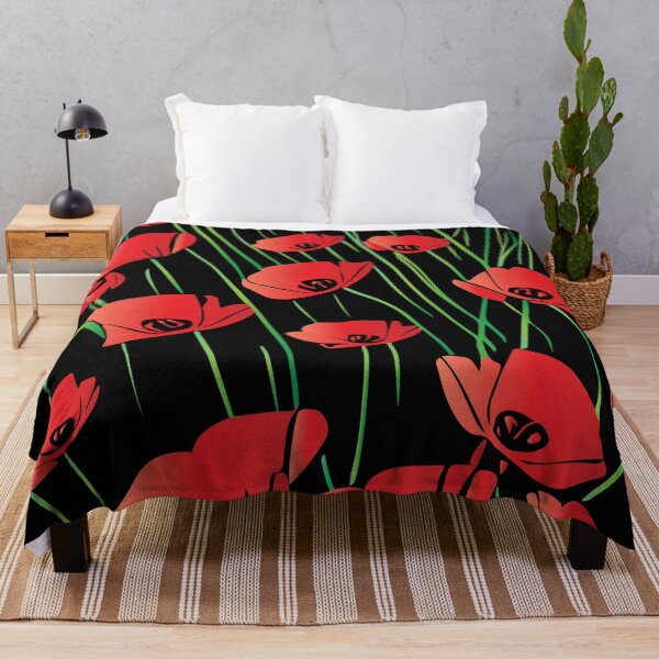 Item preview, Field of Poppies designed and sold by ArtFactoryAI.