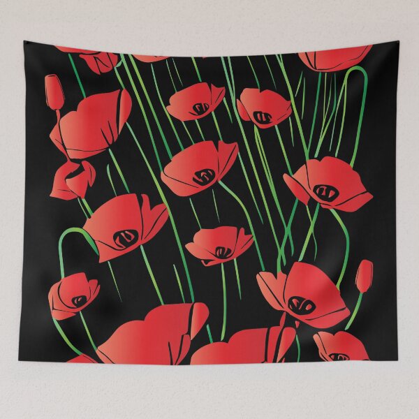Item preview, Field of Poppies designed and sold by ArtFactoryAI.