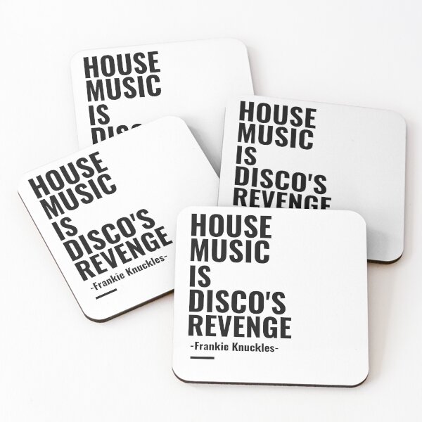 Item preview, House Music Is Disco's Revenge - Frankie Knuckles- (black)  designed and sold by Discothreadz.