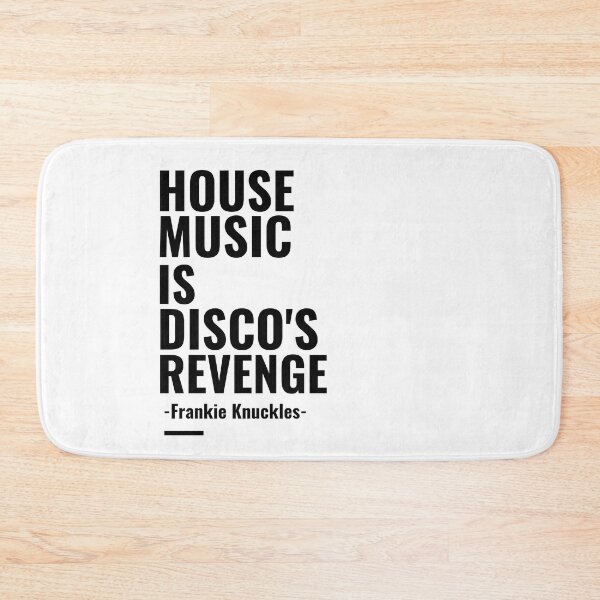 Item preview, House Music Is Disco's Revenge - Frankie Knuckles- (black)  designed and sold by Discothreadz.