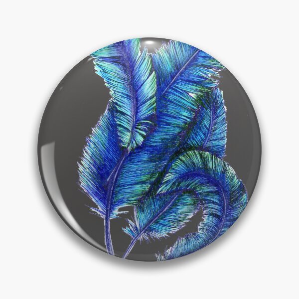 Item preview, Blue Feathers designed and sold by Colouringinbook.