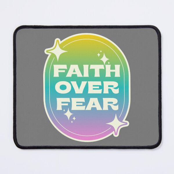 Item preview, Faith Over Fear | Fun Retro Inspirational  designed and sold by DevlynnDesigns.