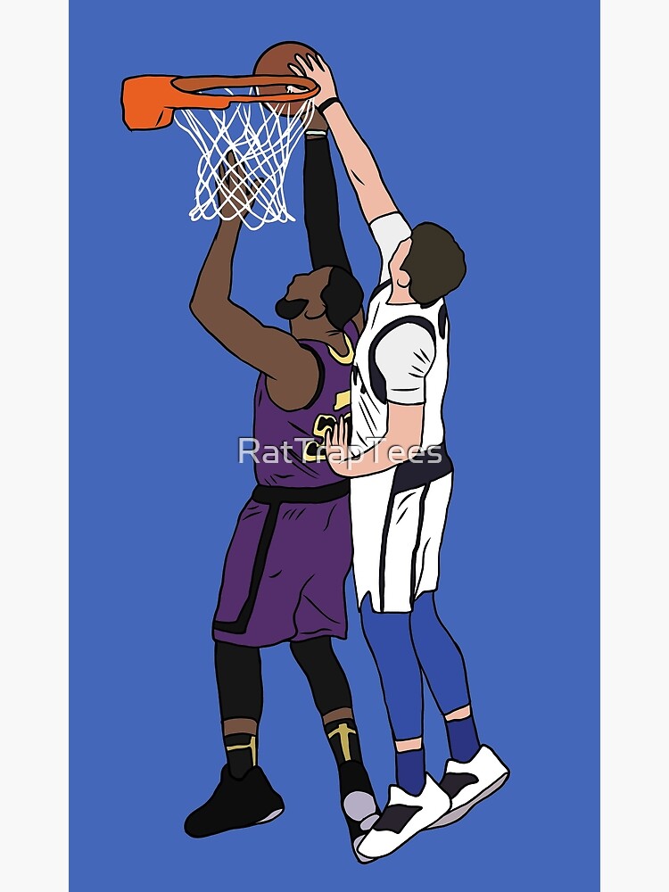 Andrew Wiggins Dunks on Luka Doncic Baby One-Piece for Sale by RatTrapTees