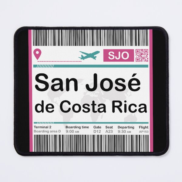 Item preview, San Jose De Costa Rica - Costa Rica - Mini Boarding Pass designed and sold by oclatikaz.