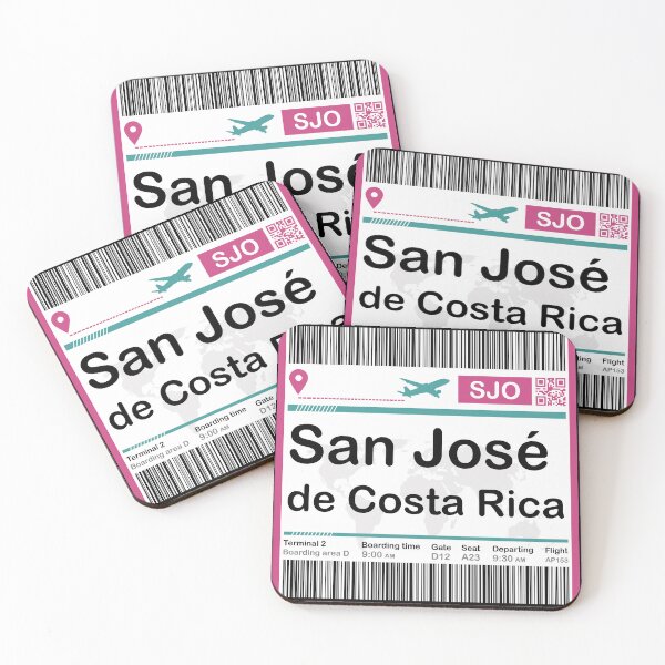 Item preview, San Jose De Costa Rica - Costa Rica - Mini Boarding Pass designed and sold by oclatikaz.