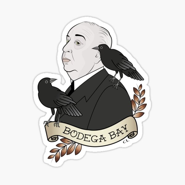 Les oiseaux - Hitchcock Sticker