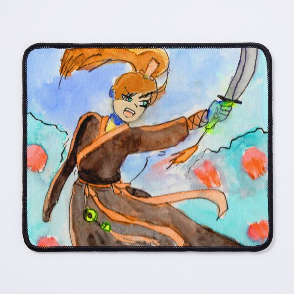 Item preview, July One Armed Swordsman in the Camellia Bushes wearing Hanfu during the Summer Heat designed and sold by Junpeiberry.