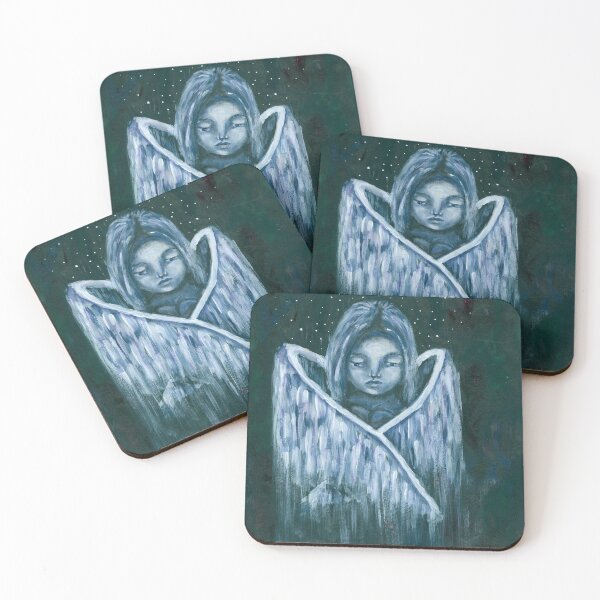 Item preview, little angel embracing wings you are strong designed and sold by lenaliluna.