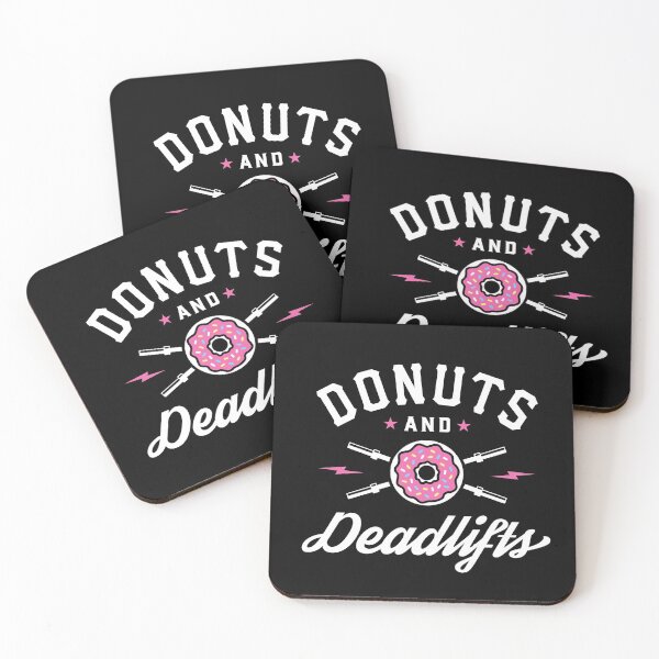 Item preview, Donuts And Deadlifts designed and sold by Brogress Project.