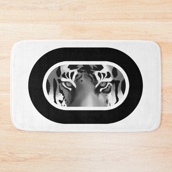 Item preview, Intense stare from a tiger - Black and White variation designed and sold by MoonLitFox.