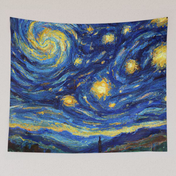 Item preview, Van Gogh Starry Night designed and sold by maniacfitness.