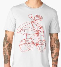 Open Road - Biking A Red Men's Premium T-Shirt