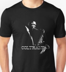 HD Trane - John Coltrane - b&w plain design HIGH DEFINITION Slim Fit T-Shirt