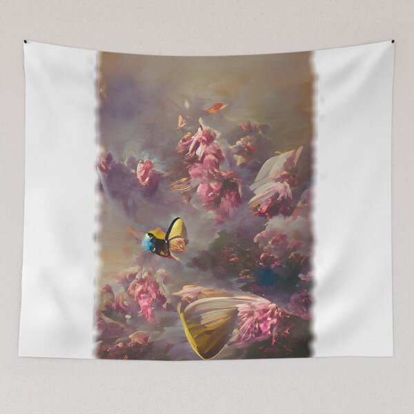 Item preview, Butterfly Flying To Magnolia Flower designed and sold by entrys.